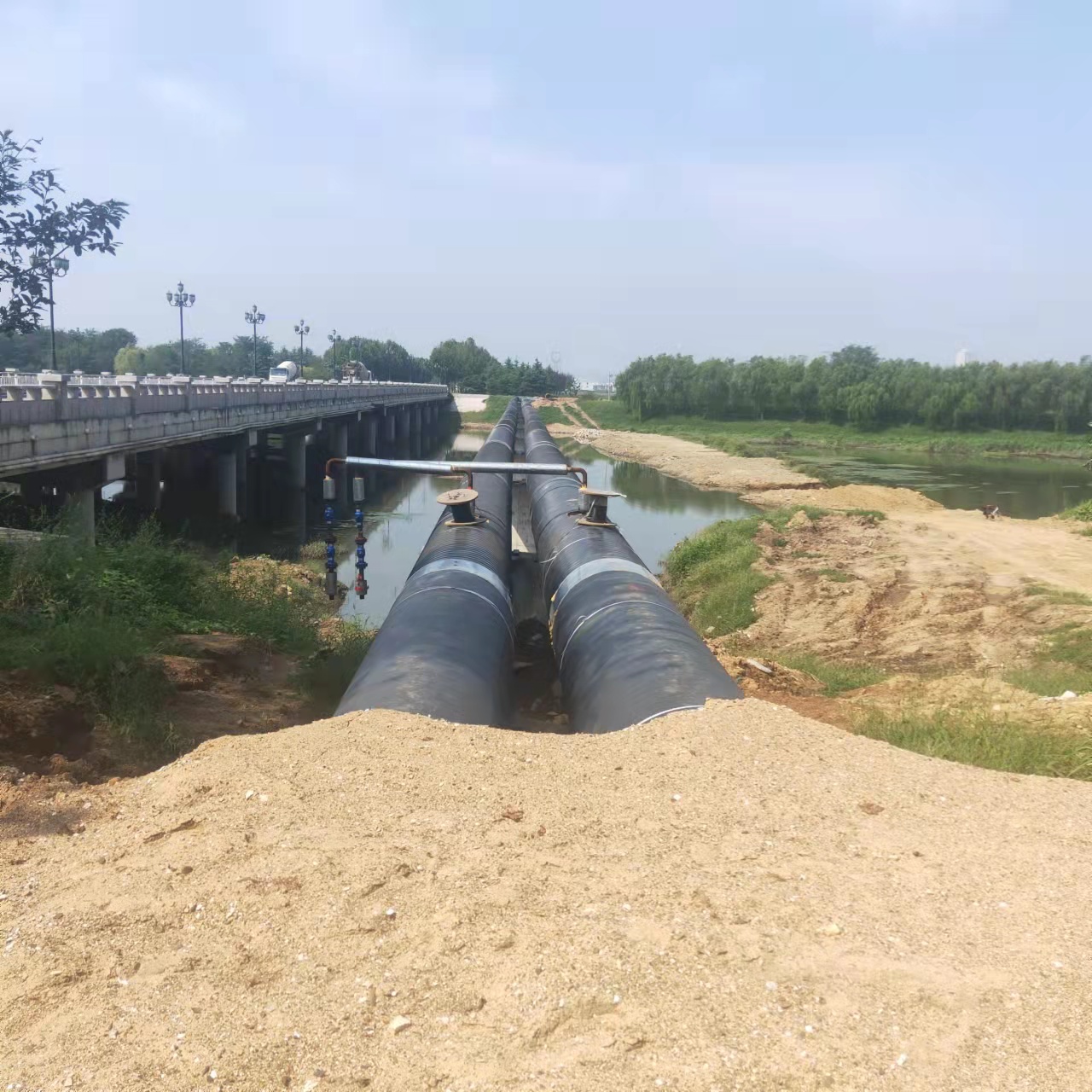 烟台武汉顶管输油管道清洗